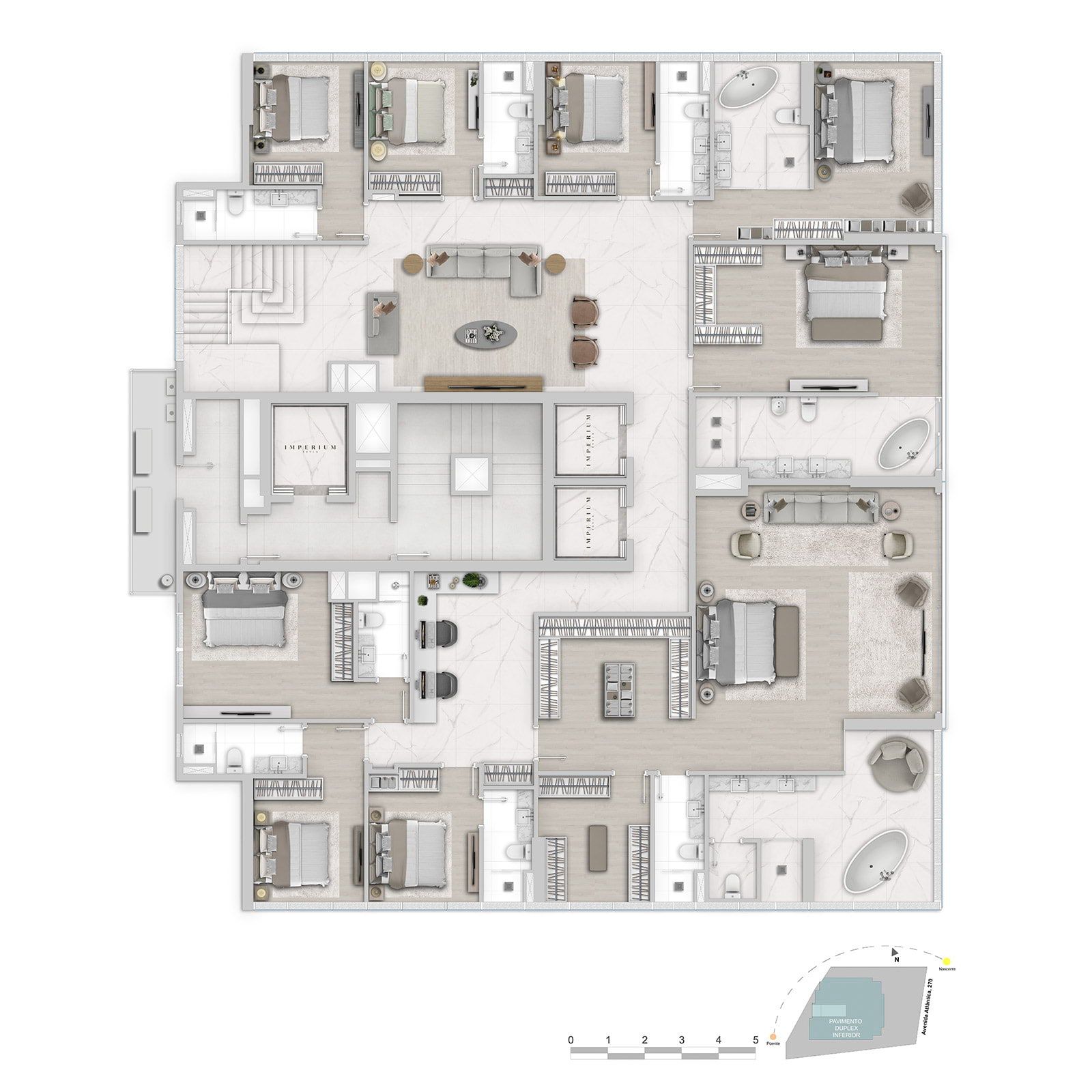 Duplex Interior | Indoor Duplex | Dúplex interior